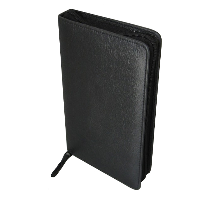Lederhülle für Stundenbuch/Brevier schwarz