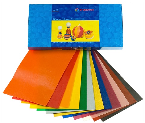 STOCKMAR-Wachsfolien 20x10cm 12er-PA Sortiert