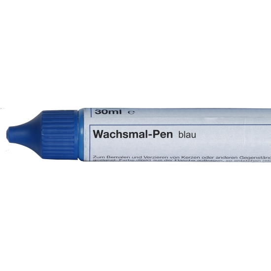 Wachsmal-Pen dunkelblau, 30ml