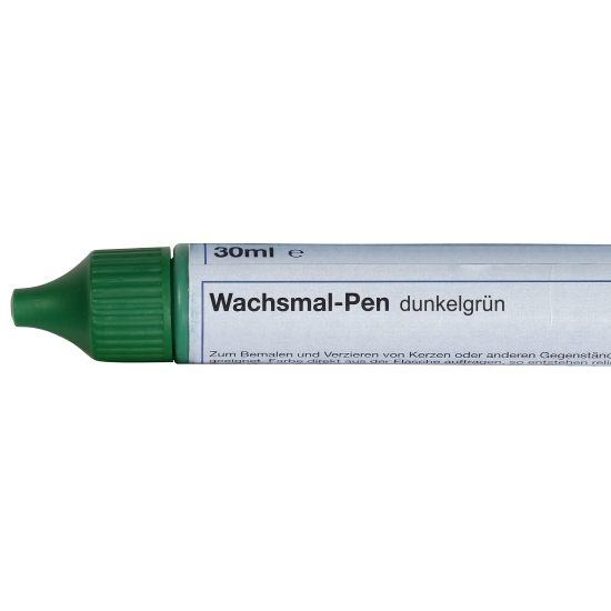 Wachsmal-Pen dunkelgrün, 30ml
