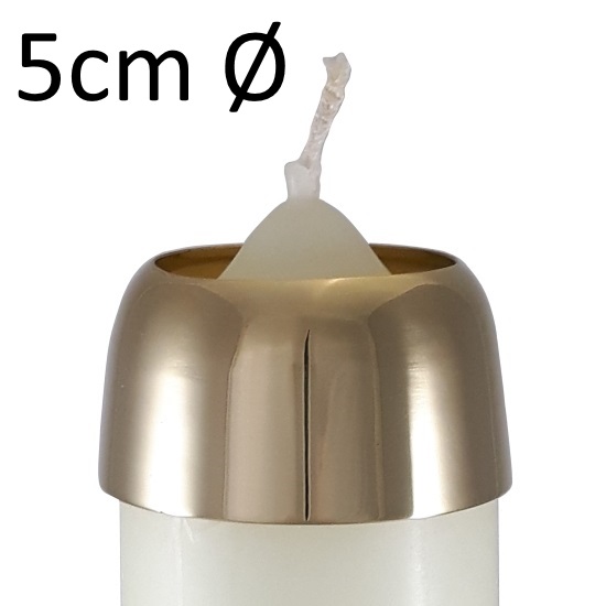Kerzen-Tropfschutzring 5cm, Messing