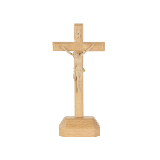 Stehkreuz Eiche natur, 25cm