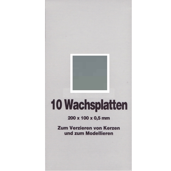 Wachsfolien 20x10cm 73 Grau