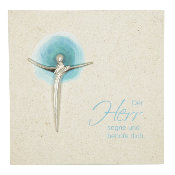 Natursteintafel "Der Herr segne und behüte dich"