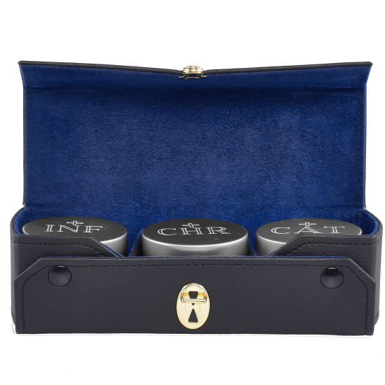 Ölgefäße im Etui - 3er-Set - INF, CHR & CAT