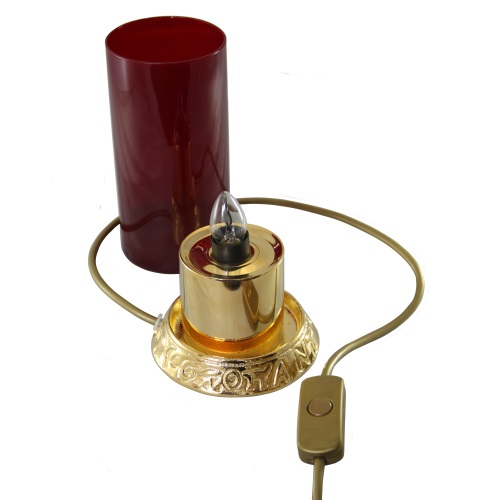 Stand-Ewiglicht elektrisch Ø 10cm, 23cm Höhe