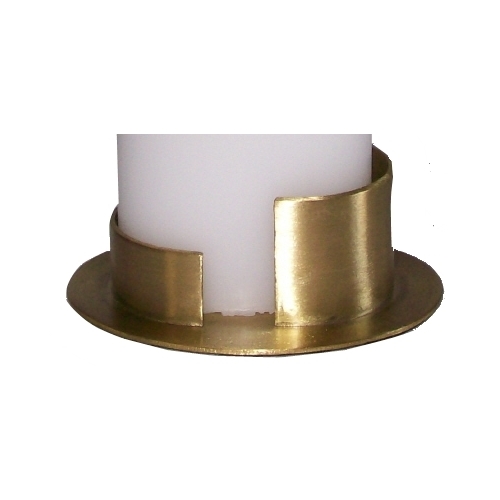 Kerzenhalter OVAL, 6cm gold matt 