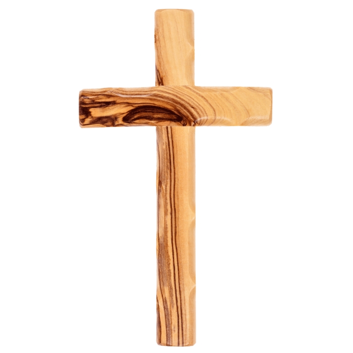 Wandkreuz 16cm aus Olivenholz