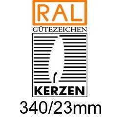 Altarkerzen 10%BW  340/23mm m.L.