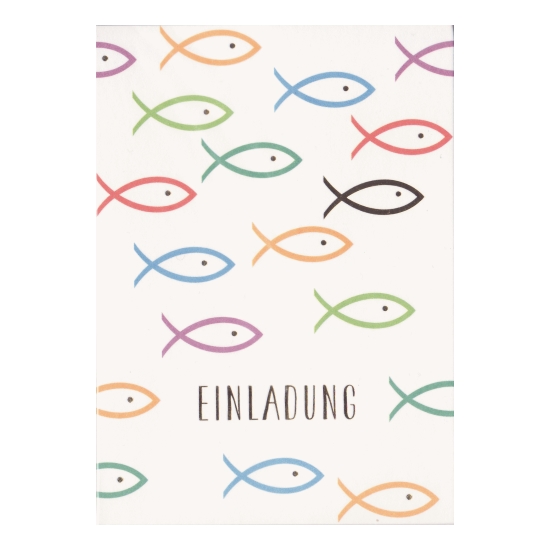 Einladungskarten Kommunion 5er-Pck. 