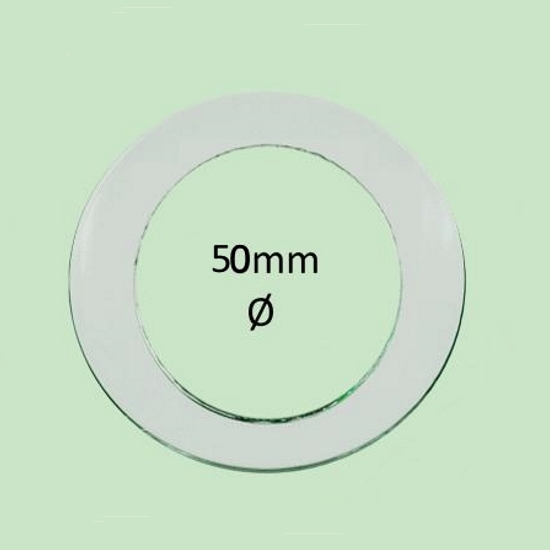 Tropfenfänger aus Glas für Kerzen Ø 5cm (Außen-Ø 9cm)