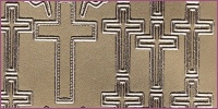 Sticker Kreuze gold