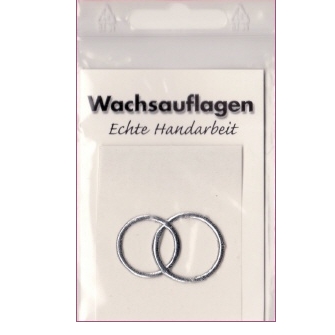 Verzierteil Ringe silber groß