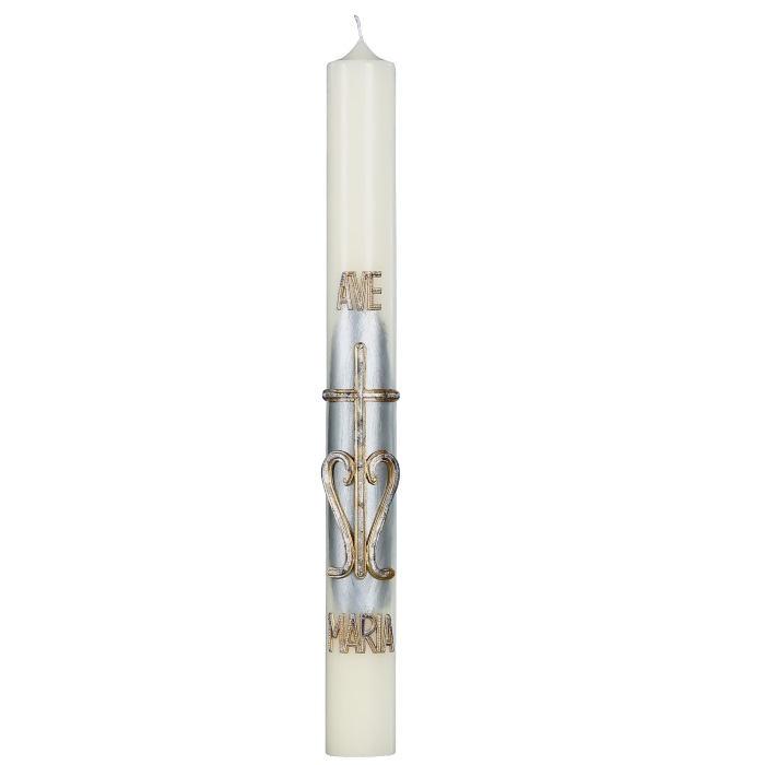 Marienkerze  600/60mm Ave Maria