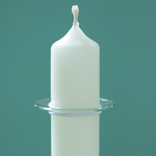 Haltegummi weiß 5er-Pck. für Glastropfenfänger Ø 5-6cm