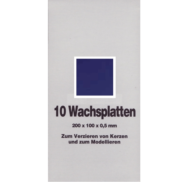 Wachsfolien 20x10cm 51 Enzian