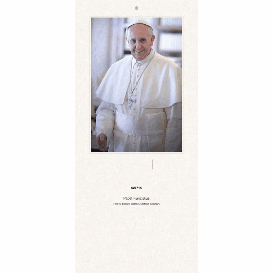 Rückwand "Papst Franziskus"