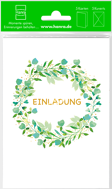 Einladungskarten Kommunion 5er-Pck.