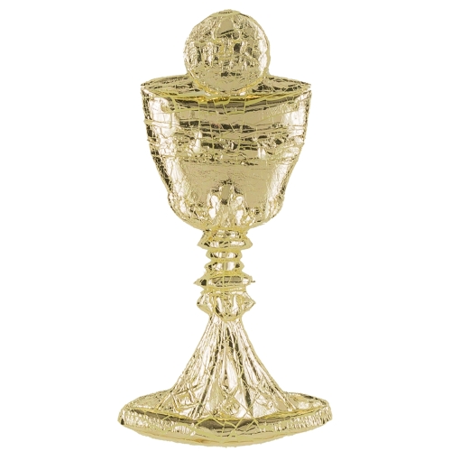 Verzierteil Kelch gold, mit Hostie
