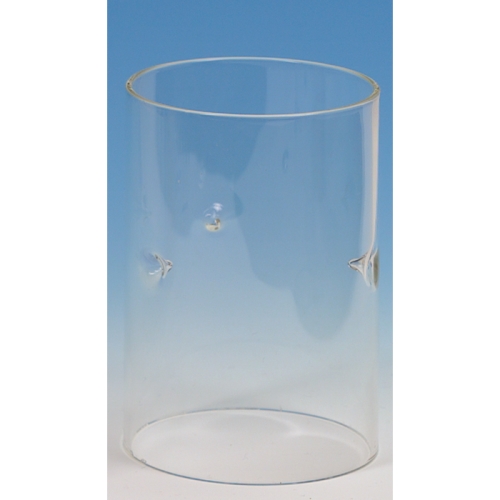 Windschutzglas zylindrisch für 8cm