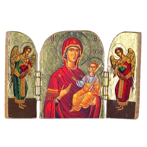 Triptychon Gottesmutter 7x5cm