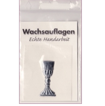 Verzierteil "Kelch ohne Hostie" silber
