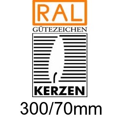 Altarkerzen Ceresin 300/70mm elfenbein